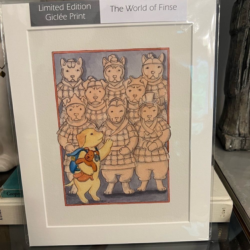 Limited Edition Finse travel Children’s books Gicle’e Print #49|150 England